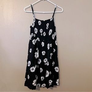 SO Women’s Floral Sundress - Black/White - M